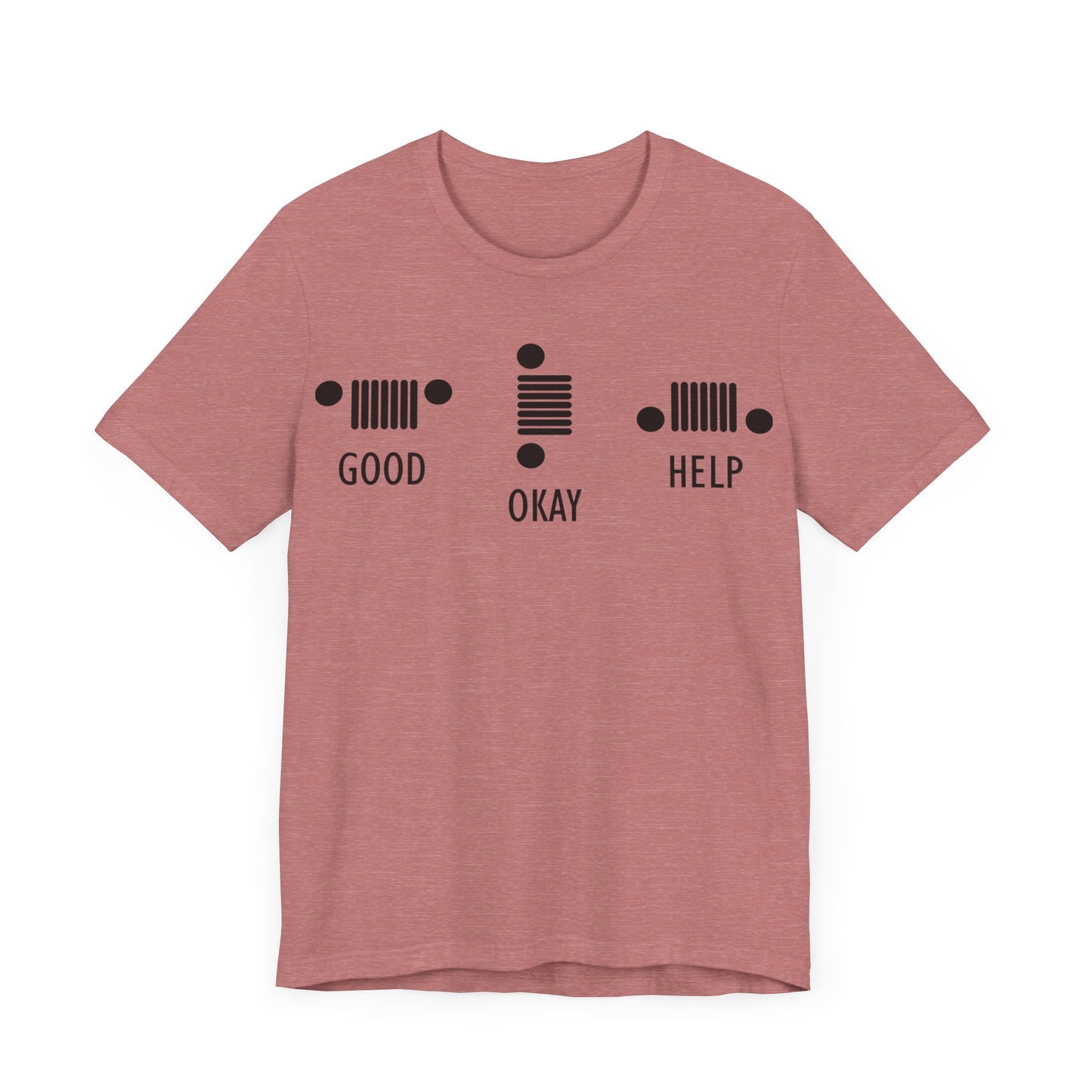 Good, Okay and Help graphic tee