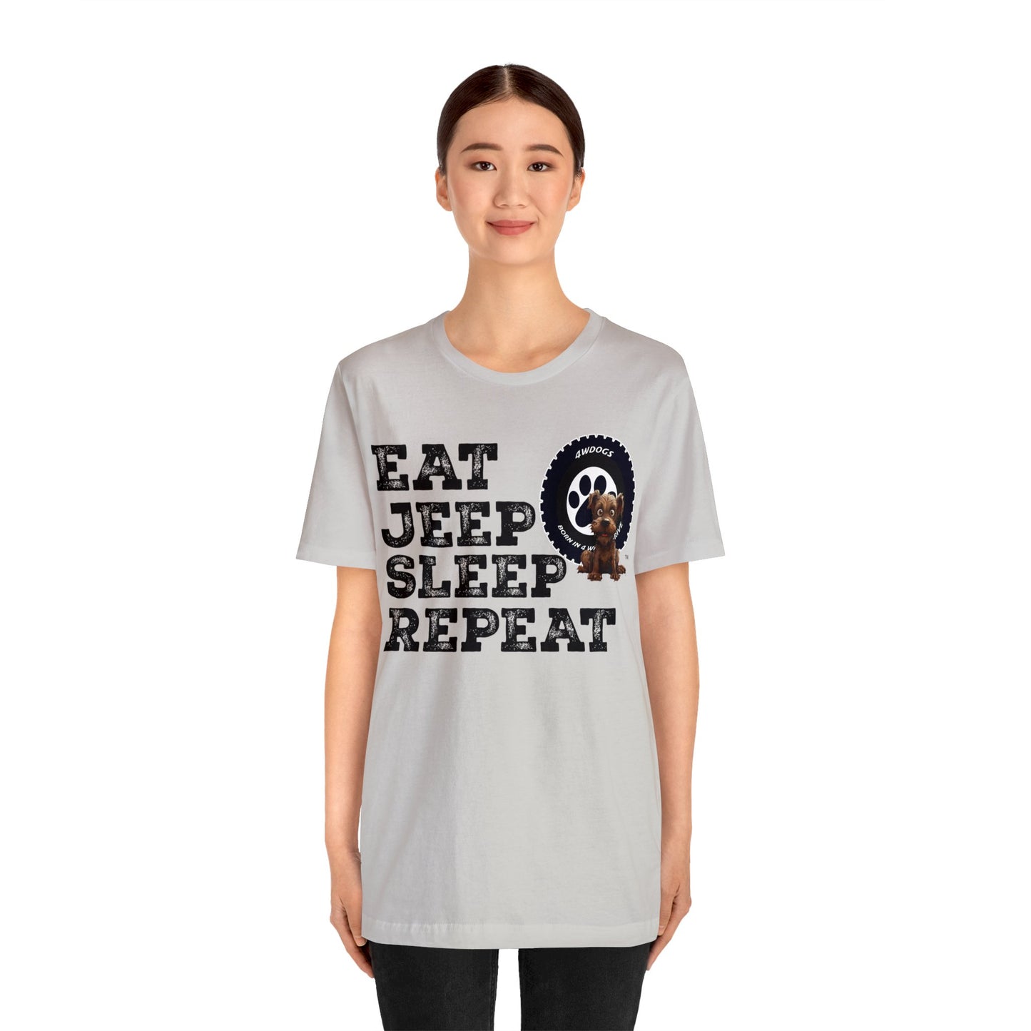 Eat Jeep Sleep Short Sleeve Tee