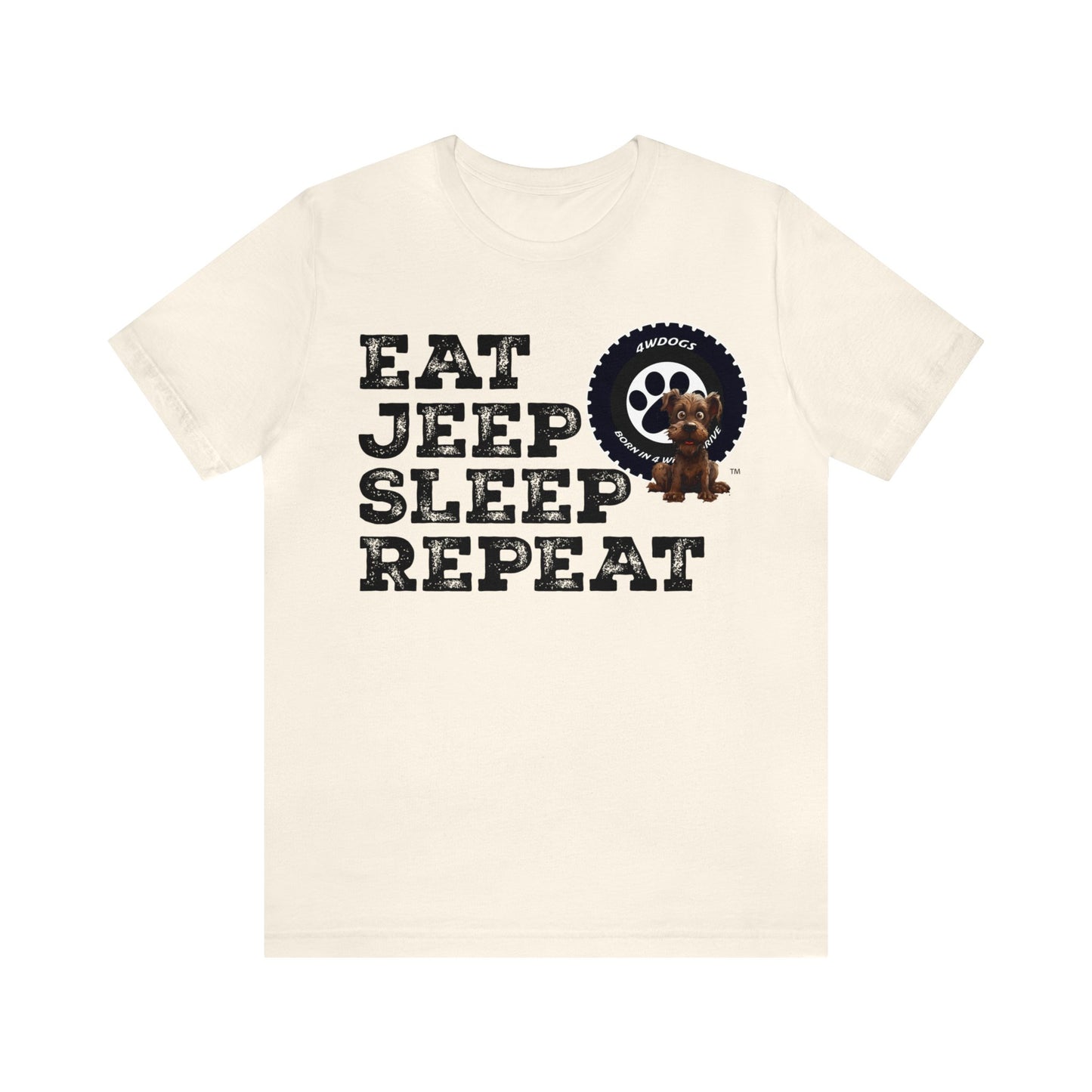 Eat Jeep Sleep Short Sleeve Tee