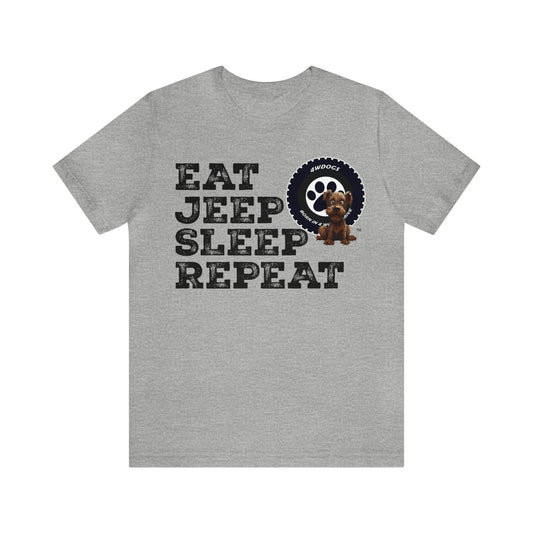 Eat Jeep Sleep Short Sleeve Tee