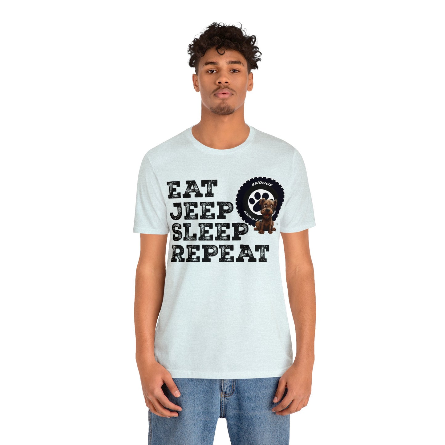 Eat Jeep Sleep Short Sleeve Tee