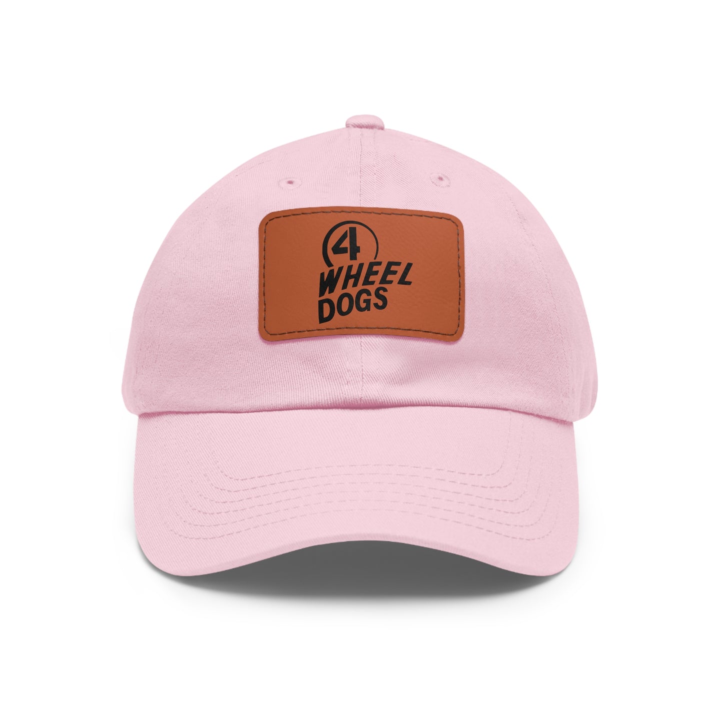 Dad Hat with Leather Patch (Rectangle)